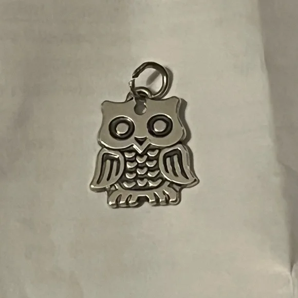 PRICE DROP James Avery retired sterling Hooty Owl pendant charm